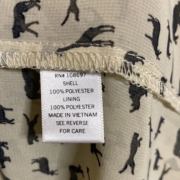 SWEET RAIN Chiffon Safari Animal Blouse - Picture 9 of 9